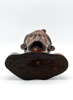Load image into Gallery viewer, Vintage Malaysian Hard Wood Bust Sculpture w/ Headdress

