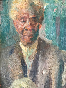 John Hubbard Rich (American Artist, 1876-1954), "Old Uncle" Oil Painting