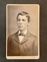 Load image into Gallery viewer, Vintage Photograph Cabinet Card &quot;Portrait of Young Man; Early 1900&#39;s
