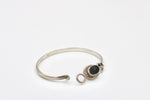 Load image into Gallery viewer, Taxco Sterling Silver &amp; Onyx Bracelet, Vintage 1970&#39;s Mexican Silver
