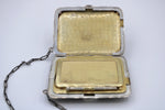 Load image into Gallery viewer, Clarence A. Vanderbilt Antique Sterling Silver Coin Purse Compact Sterling Silver &amp; 14k Gold Inlay
