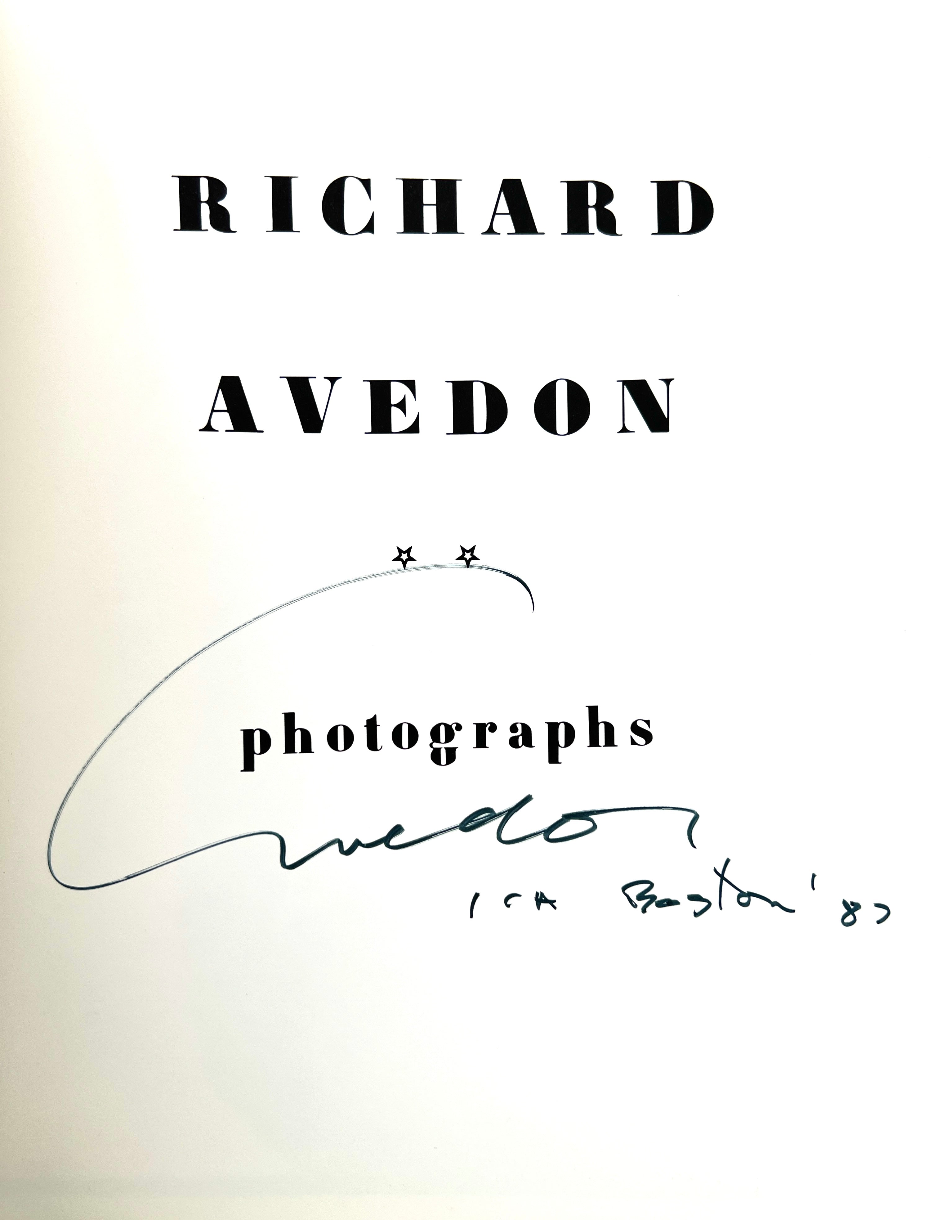 SIGNED "In the American West" Richard Avedon Portraits 1979-1984