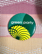 Green Party Pinback Button