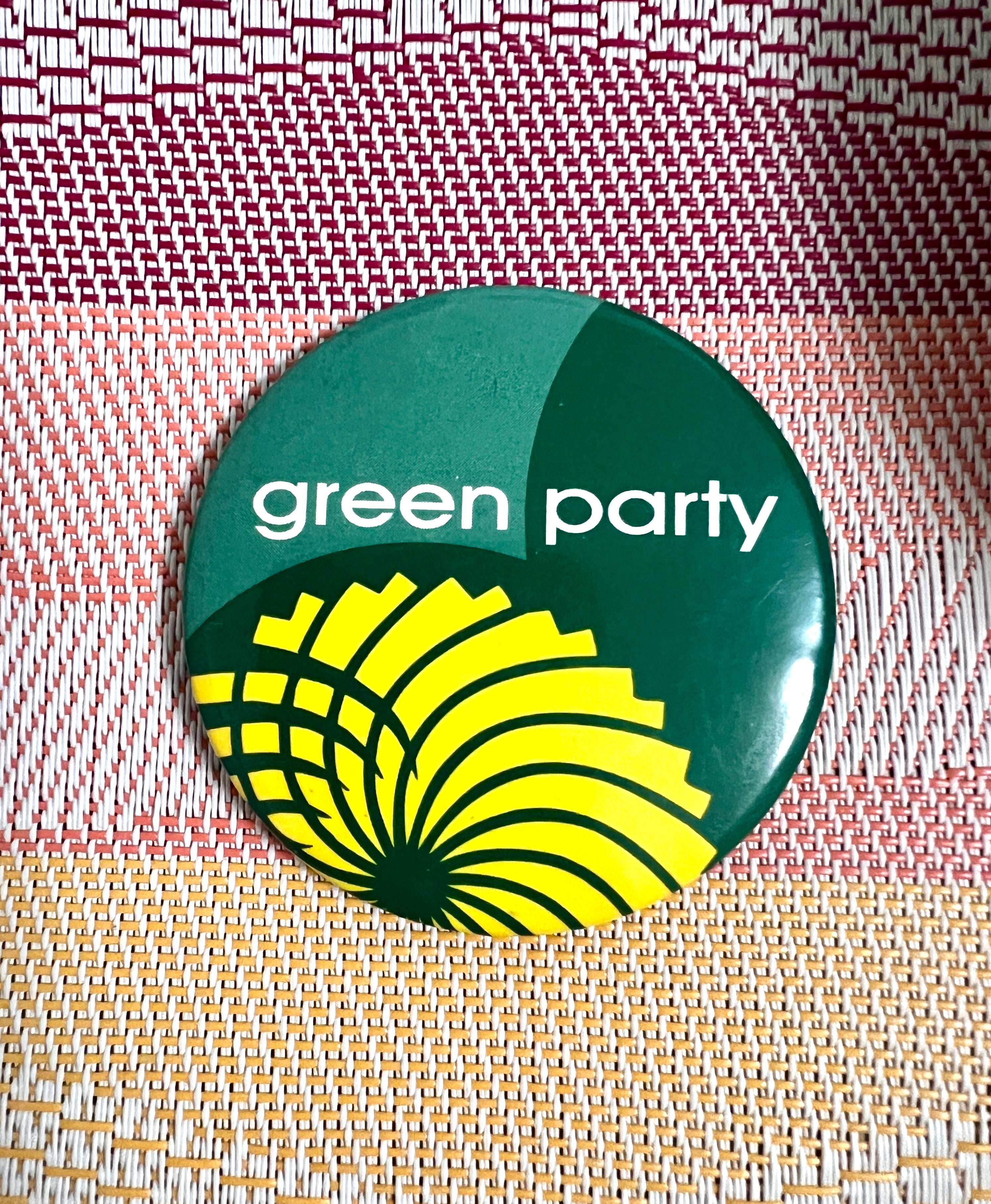 Green Party Pinback Button