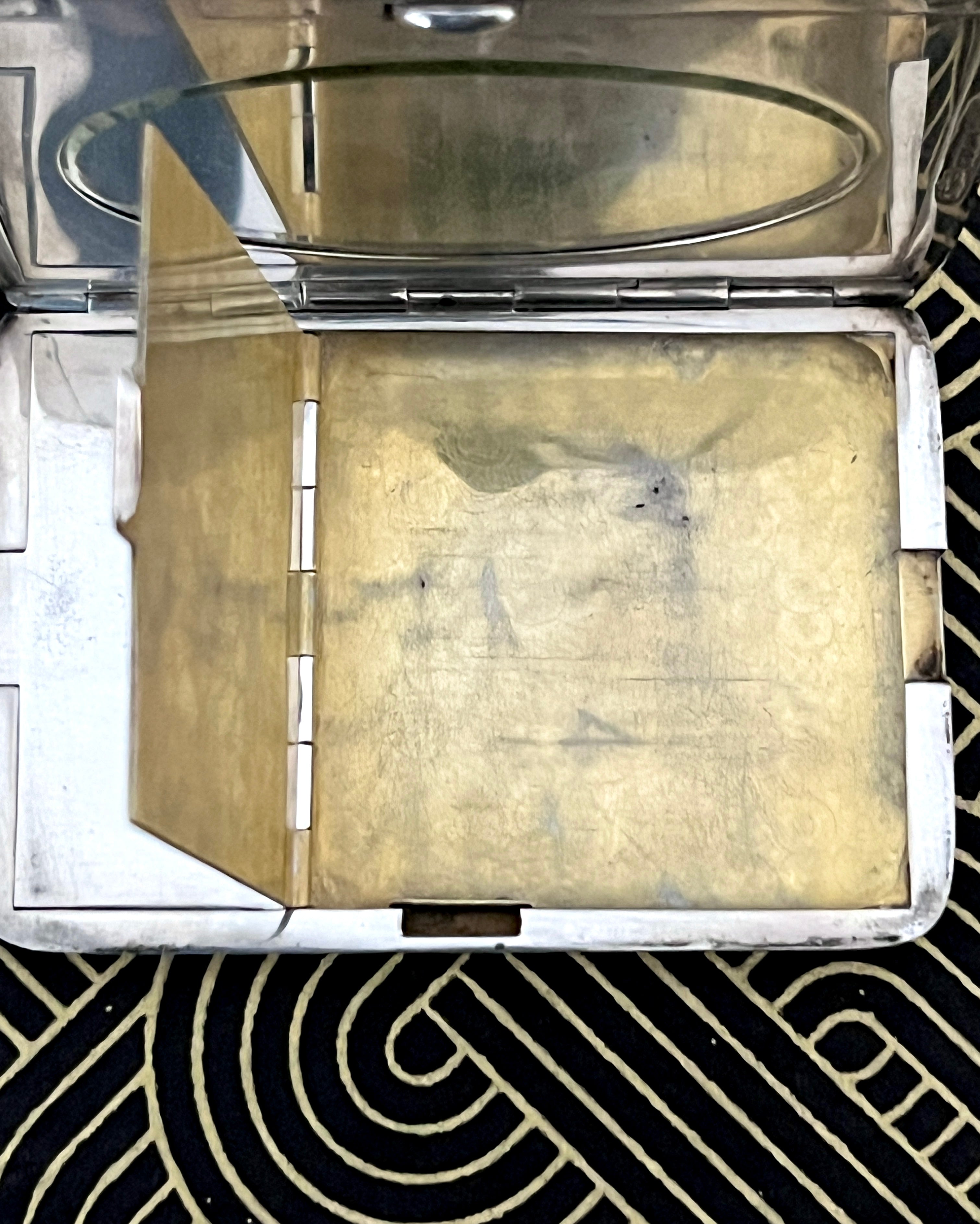 Antique Sterling Silver Coin Purse Compact