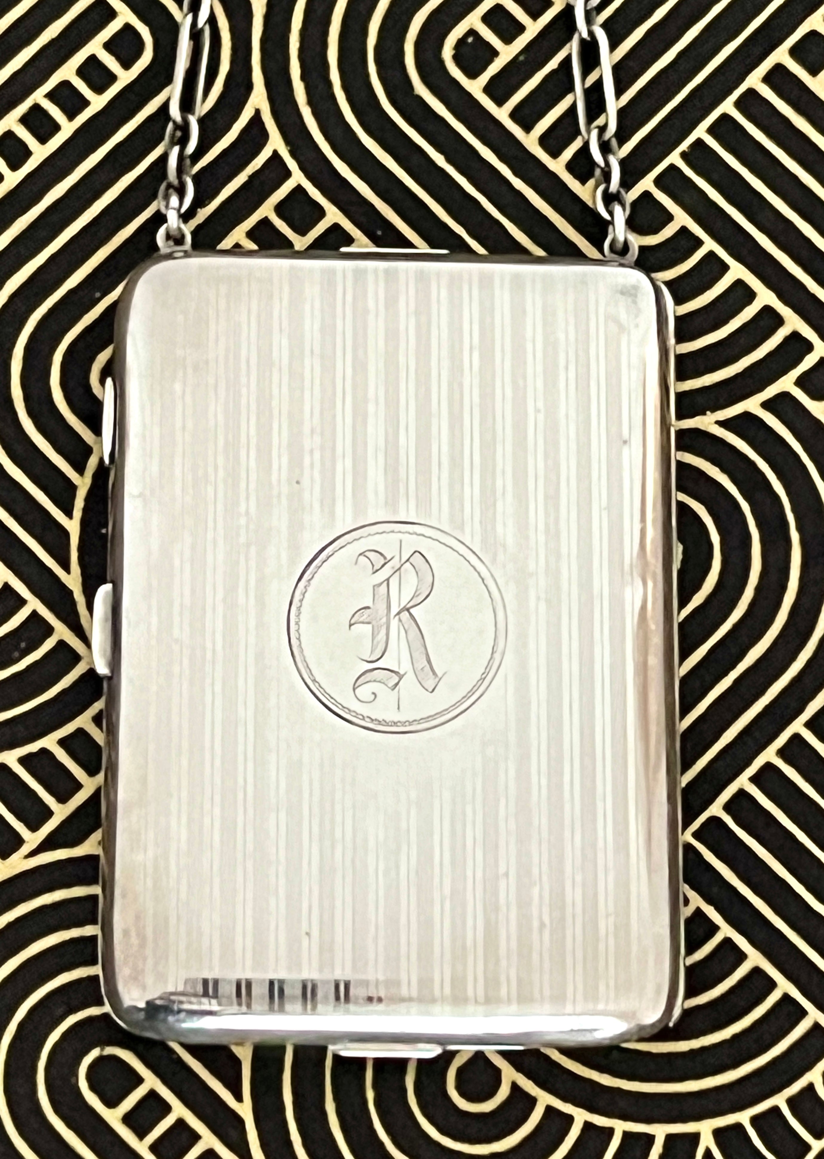 Antique Sterling Silver Coin Purse Compact