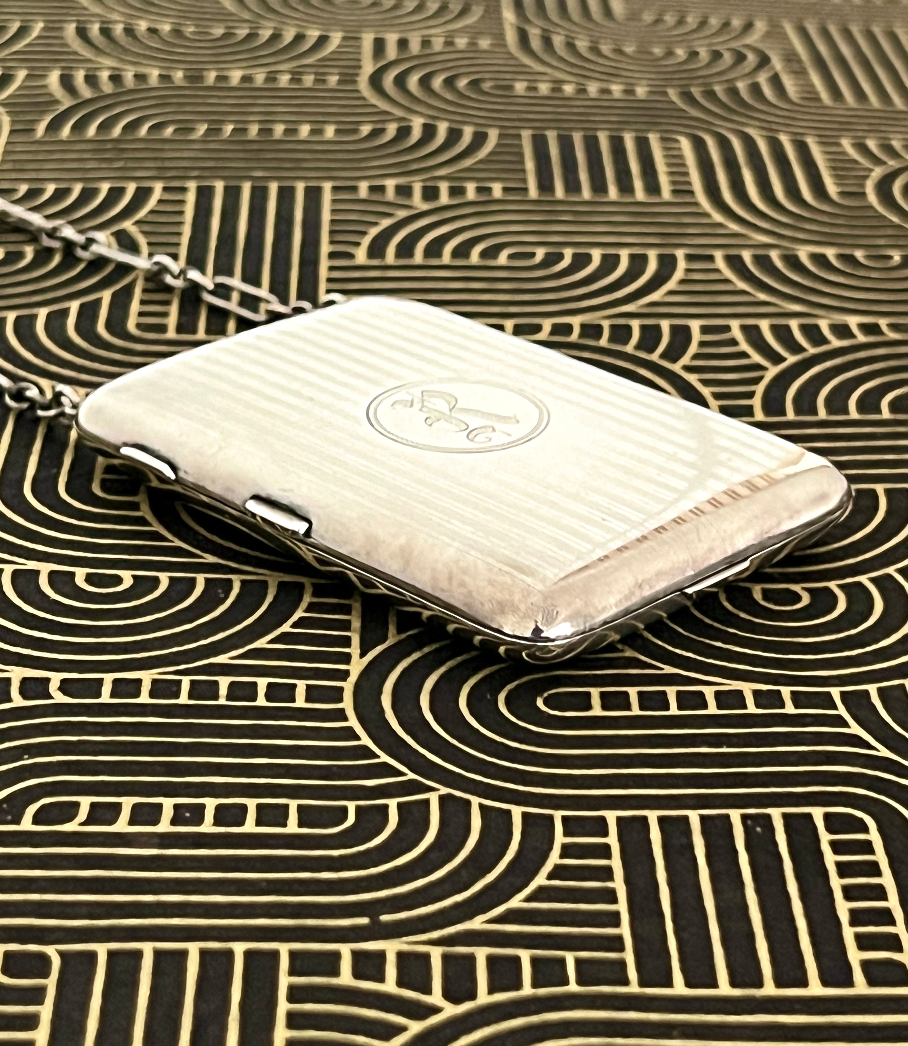 Antique Sterling Silver Coin Purse Compact