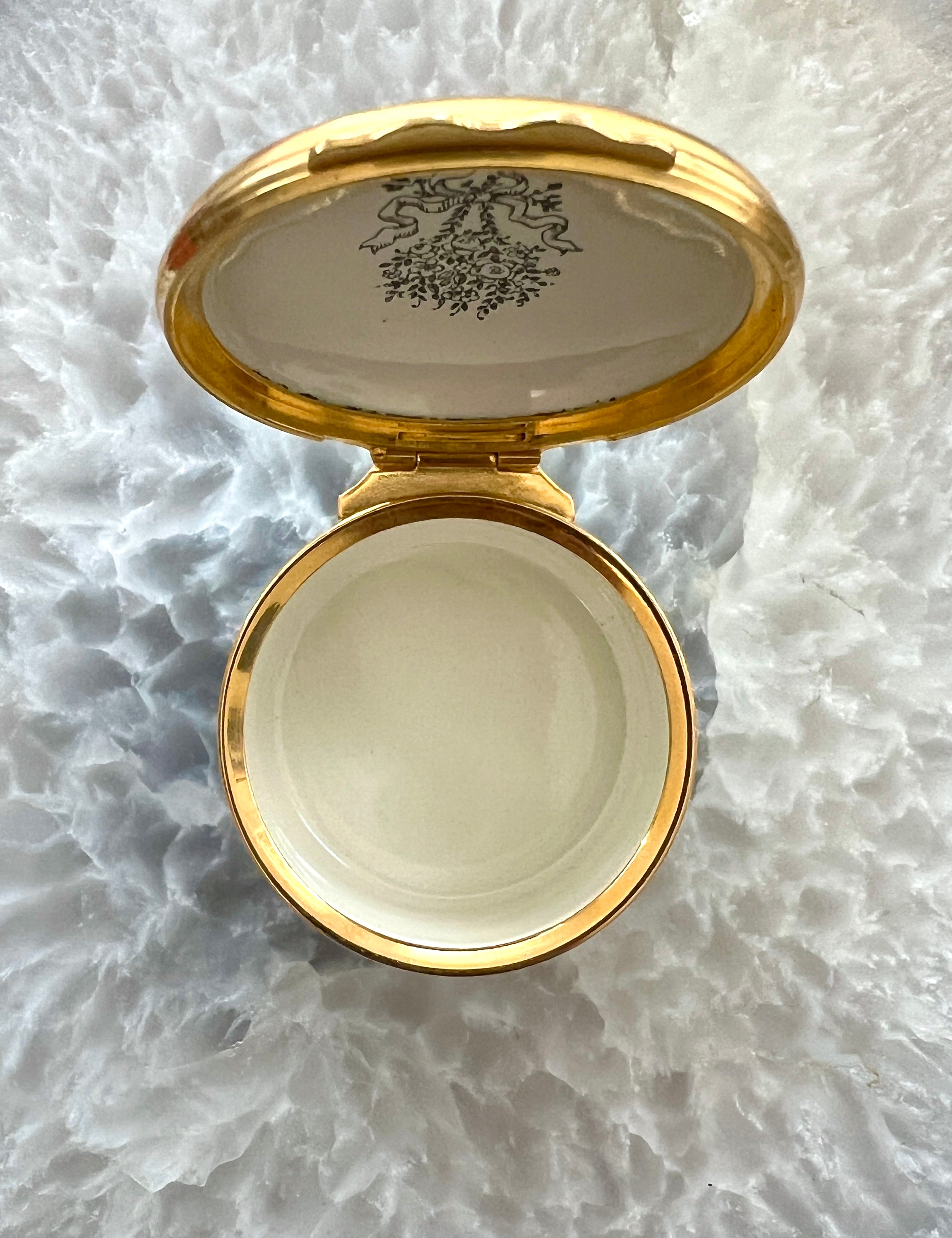 Bilston and Battersea Enamels (England) Happy Birthday Mini Keepsake Box