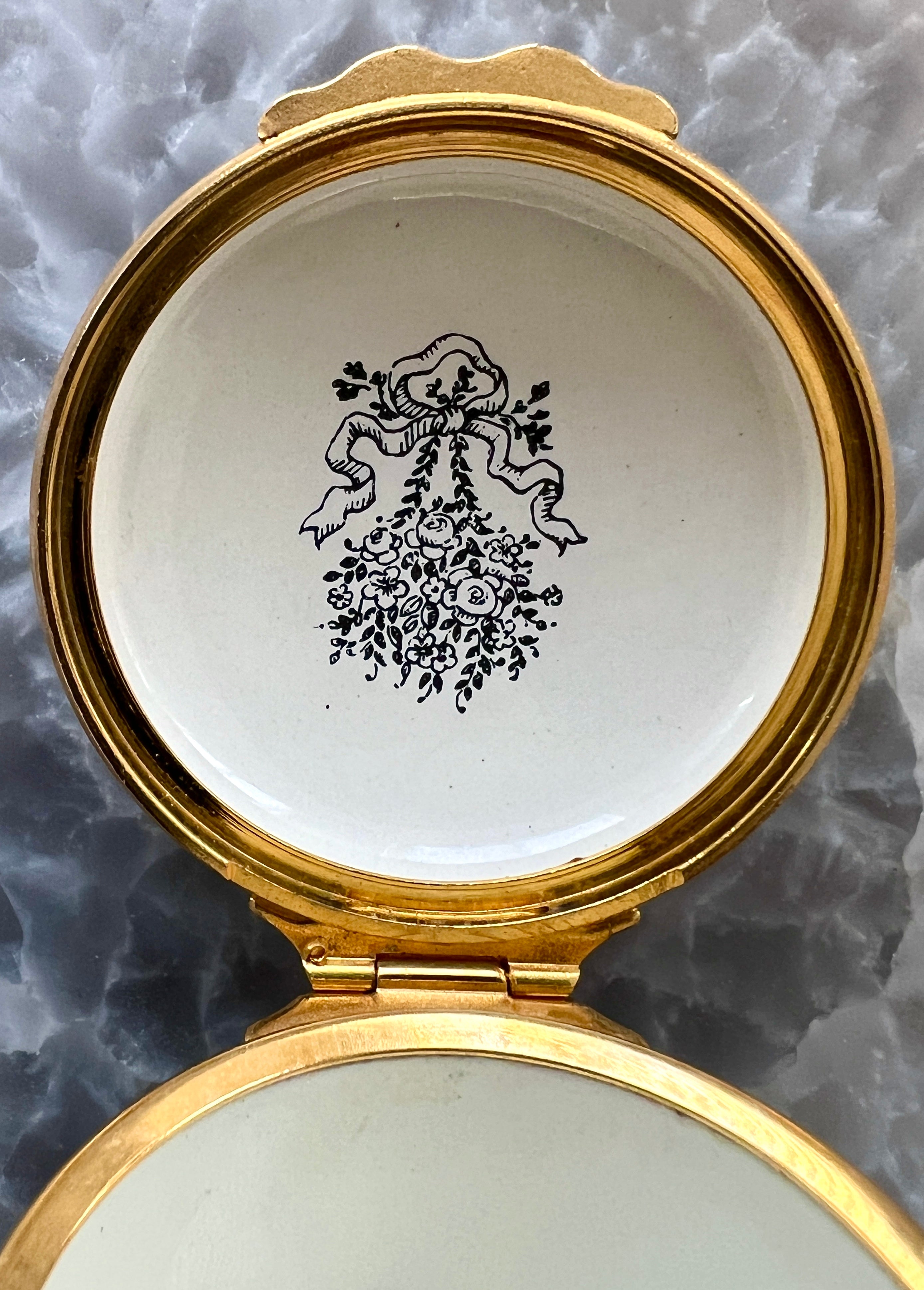 Bilston and Battersea Enamels (England) Happy Birthday Mini Keepsake Box