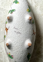 Load image into Gallery viewer, Hand Painted Artisan Footed Terracotta Planter / Container
