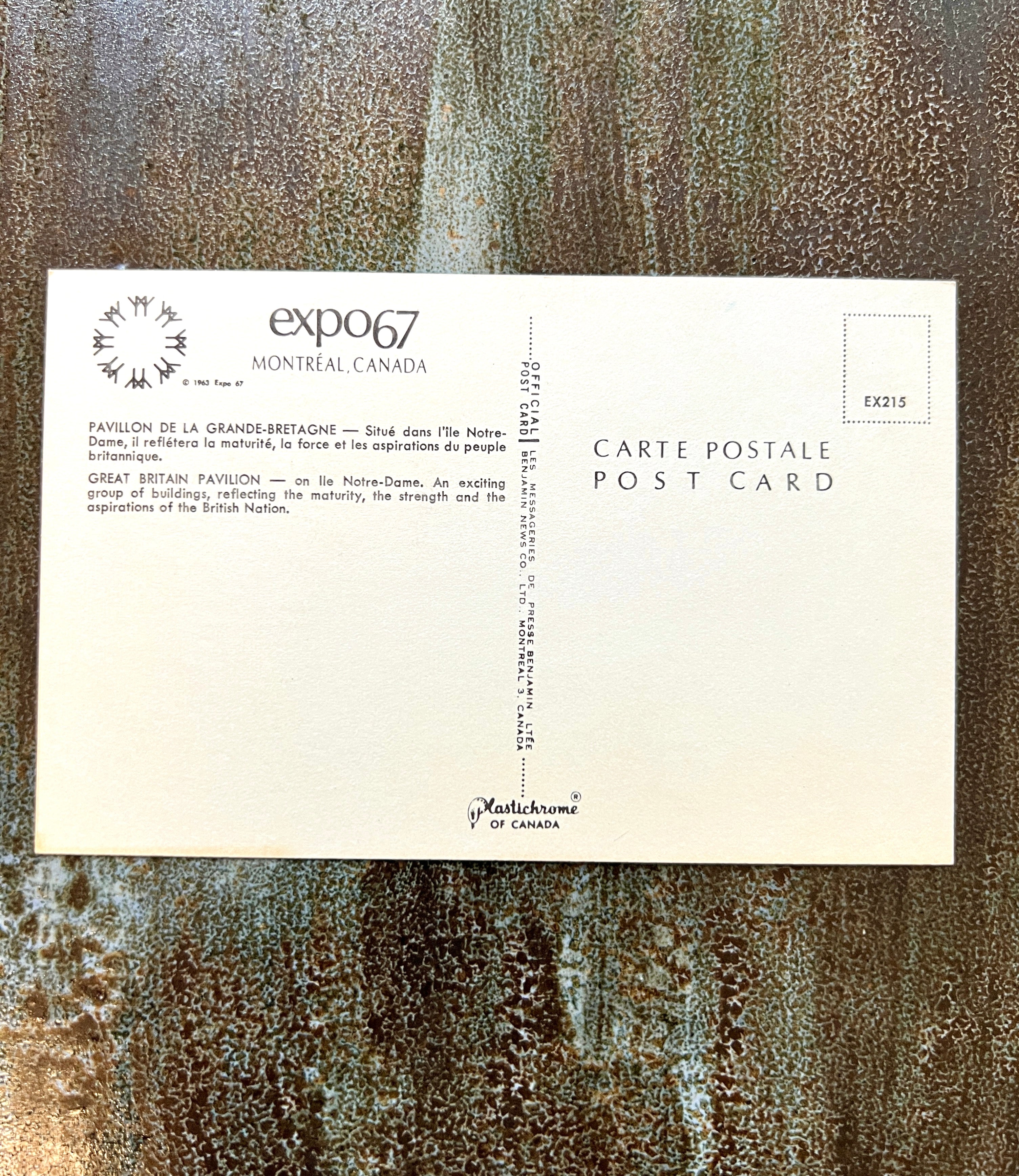 Expo 67 Montreal Canada Pavillion De La Grande-Bretagne