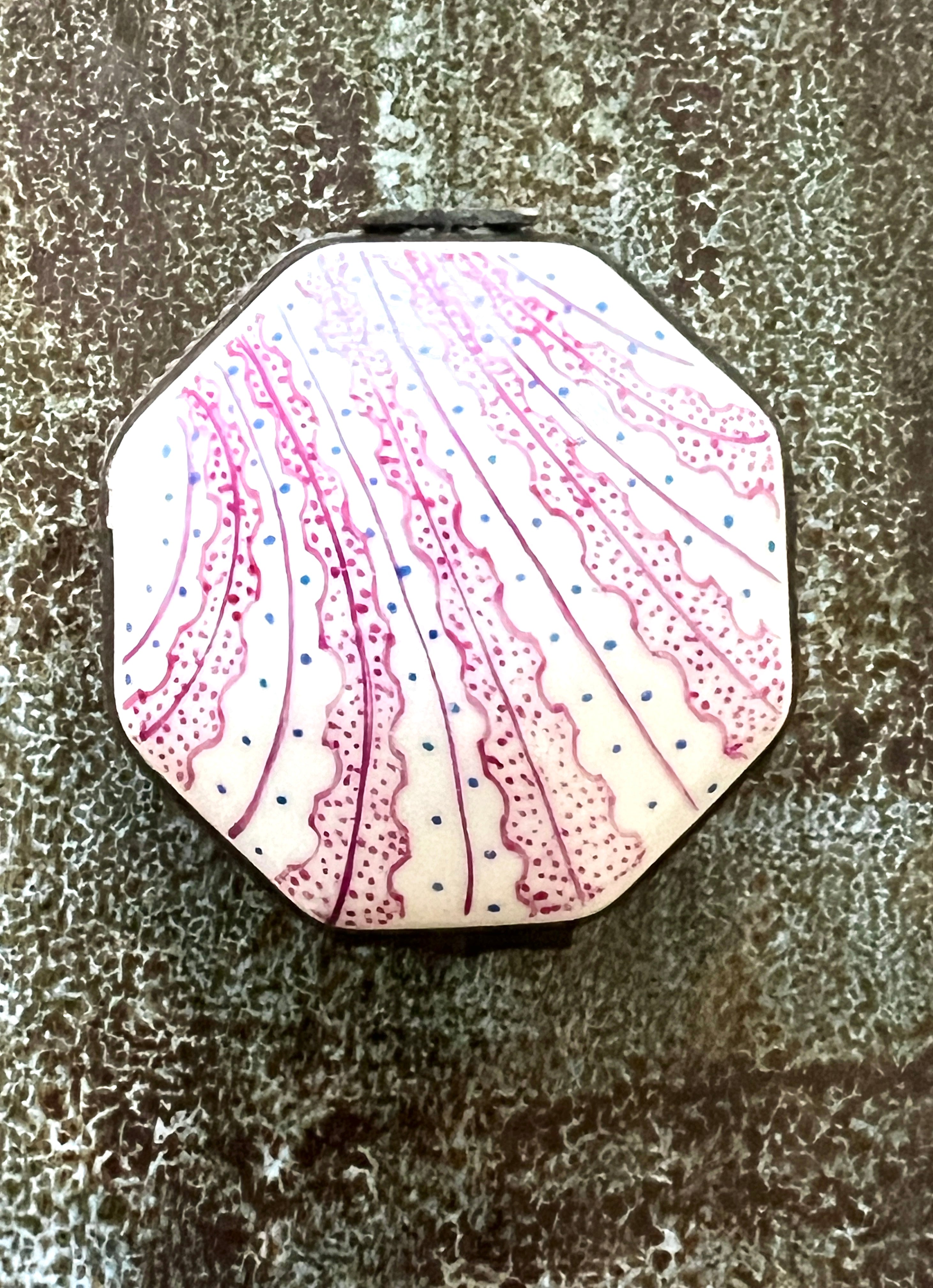 A Limoges "Peint Main" Porcelain Mini Keepsake Box