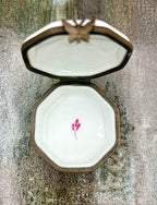 A Limoges "Peint Main" Porcelain Mini Keepsake Box