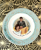 Vintage "President and Mrs. John F. Kennedy" Porcelain Plate