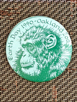 Load image into Gallery viewer, Earth Day 1990 Oakland Zoo Pinback Button
