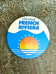 Côte D'Azur French Riviera Pinback Button