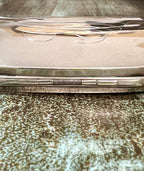 Vintage Silver Metal Wallet Organizer