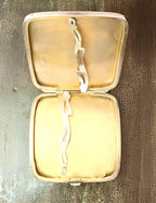 Vintage Silver Metal Wallet Organizer