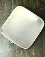 Vintage Silver Metal Wallet Organizer
