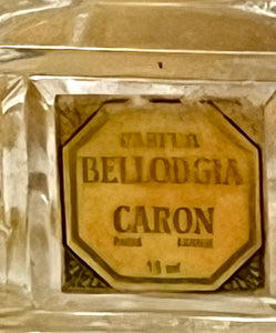 Vintage Bellodgia CARON Parfum Flacon