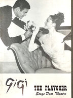 1950's Film Programs Curran Theatre "Cat on a Hot Tin Roof" & Stage Door Theatre "Gigi" San Francisco