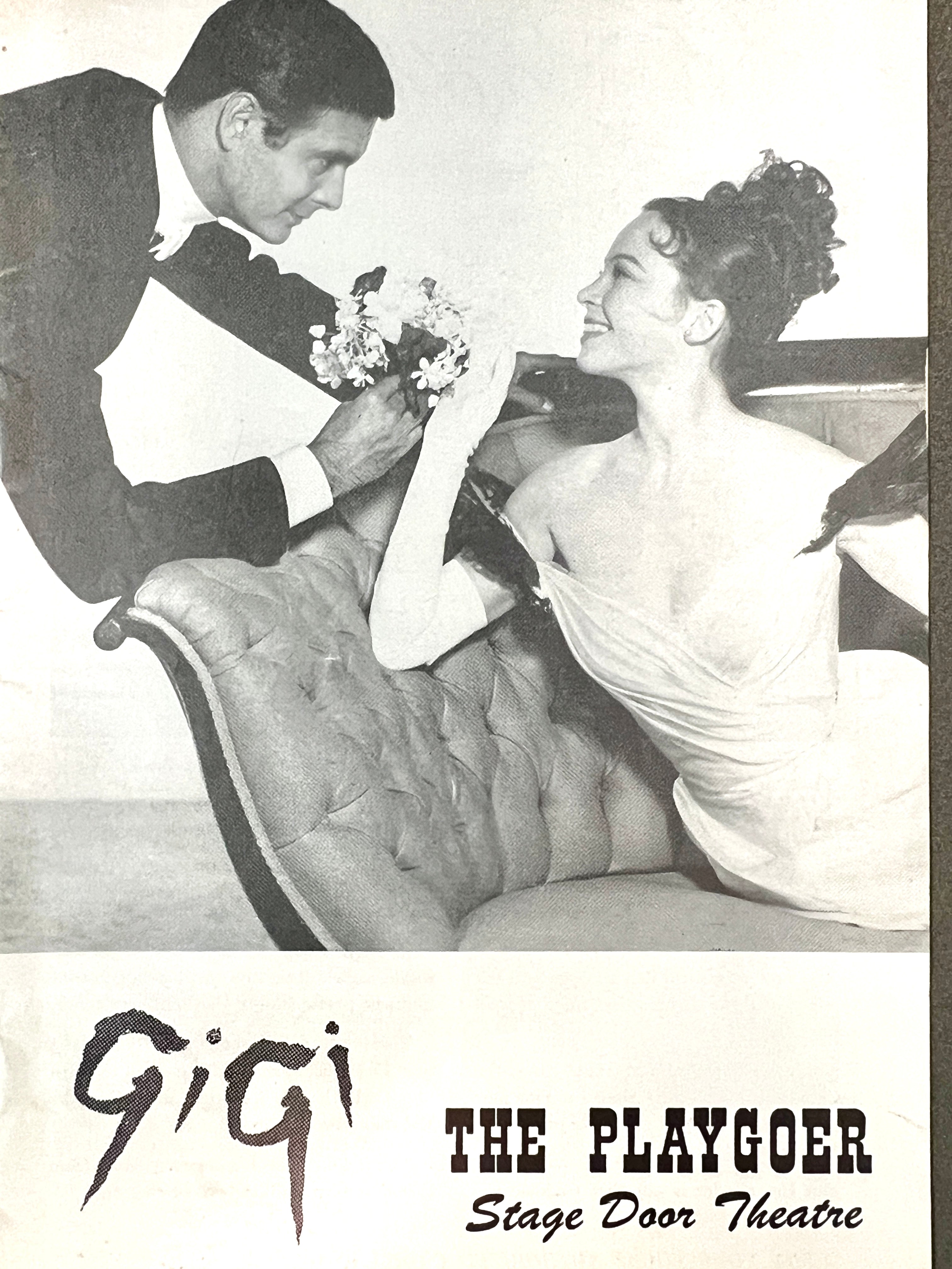 1950's Film Programs Curran Theatre "Cat on a Hot Tin Roof" & Stage Door Theatre "Gigi" San Francisco