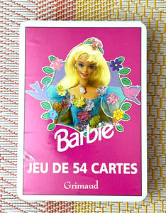 Vintage Sealed Barbie Playing Cards (France) Je Deu 54 Cartes