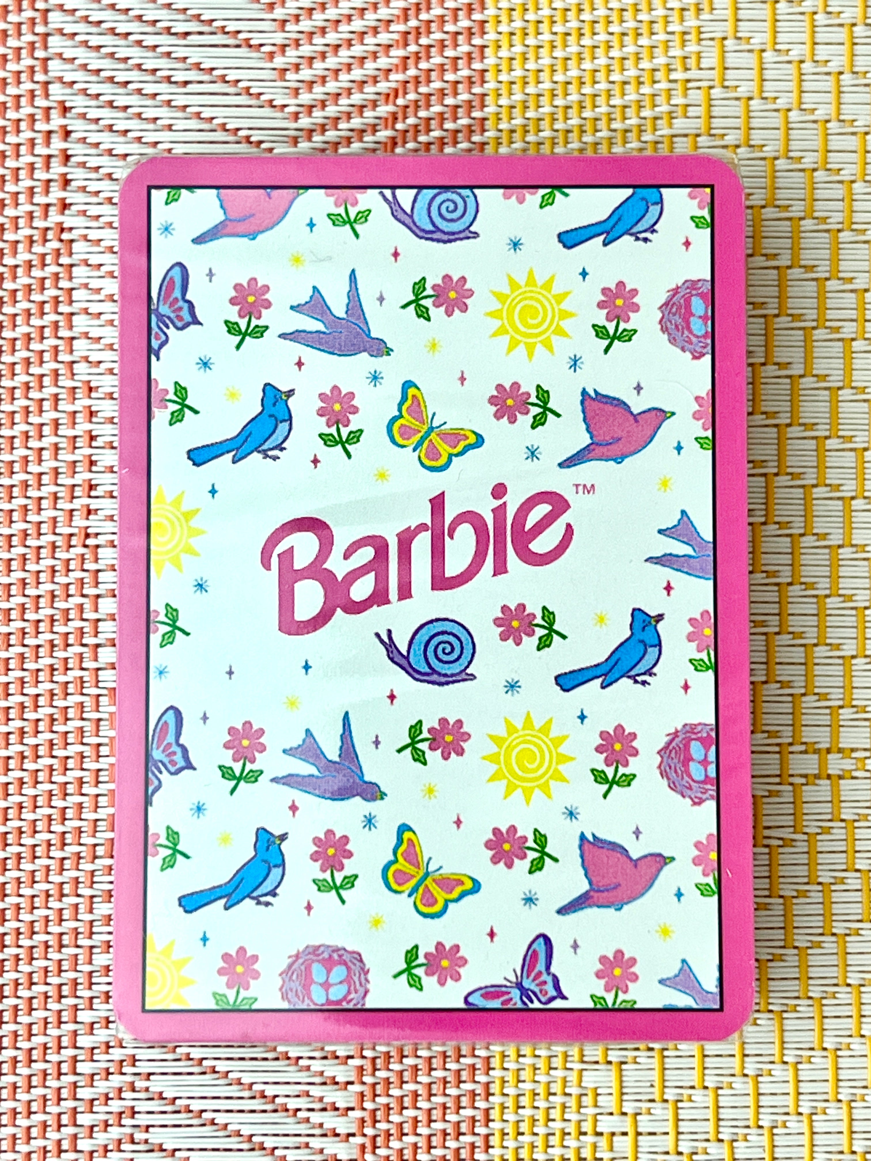 Vintage Sealed Barbie Playing Cards (France) Je Deu 54 Cartes