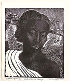 Margaret Taylor Burroughs Signed & Dated Print “Mother Africa” 1993