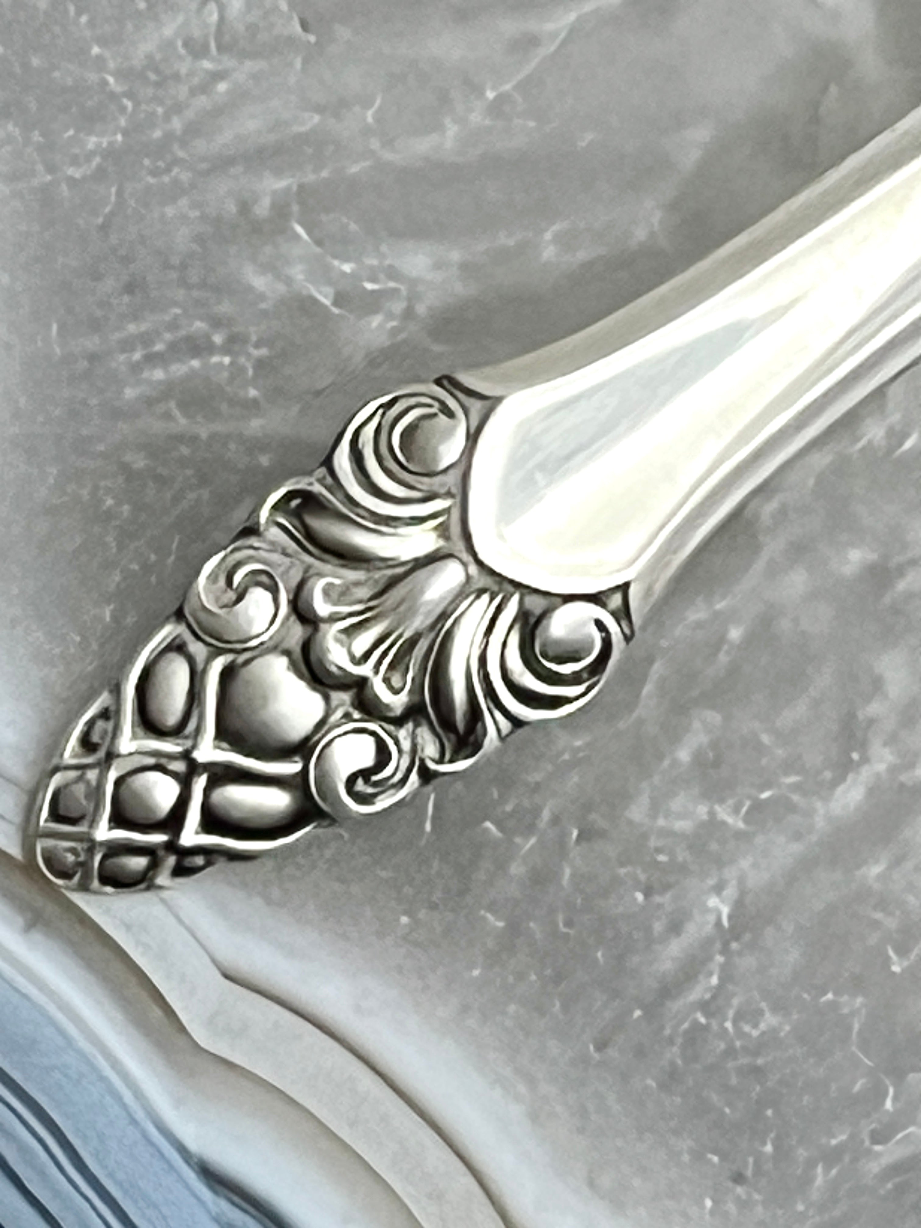 Set of 6 Vintage Gorham Sterling Silver Demitasse Spoons (Sovereign)