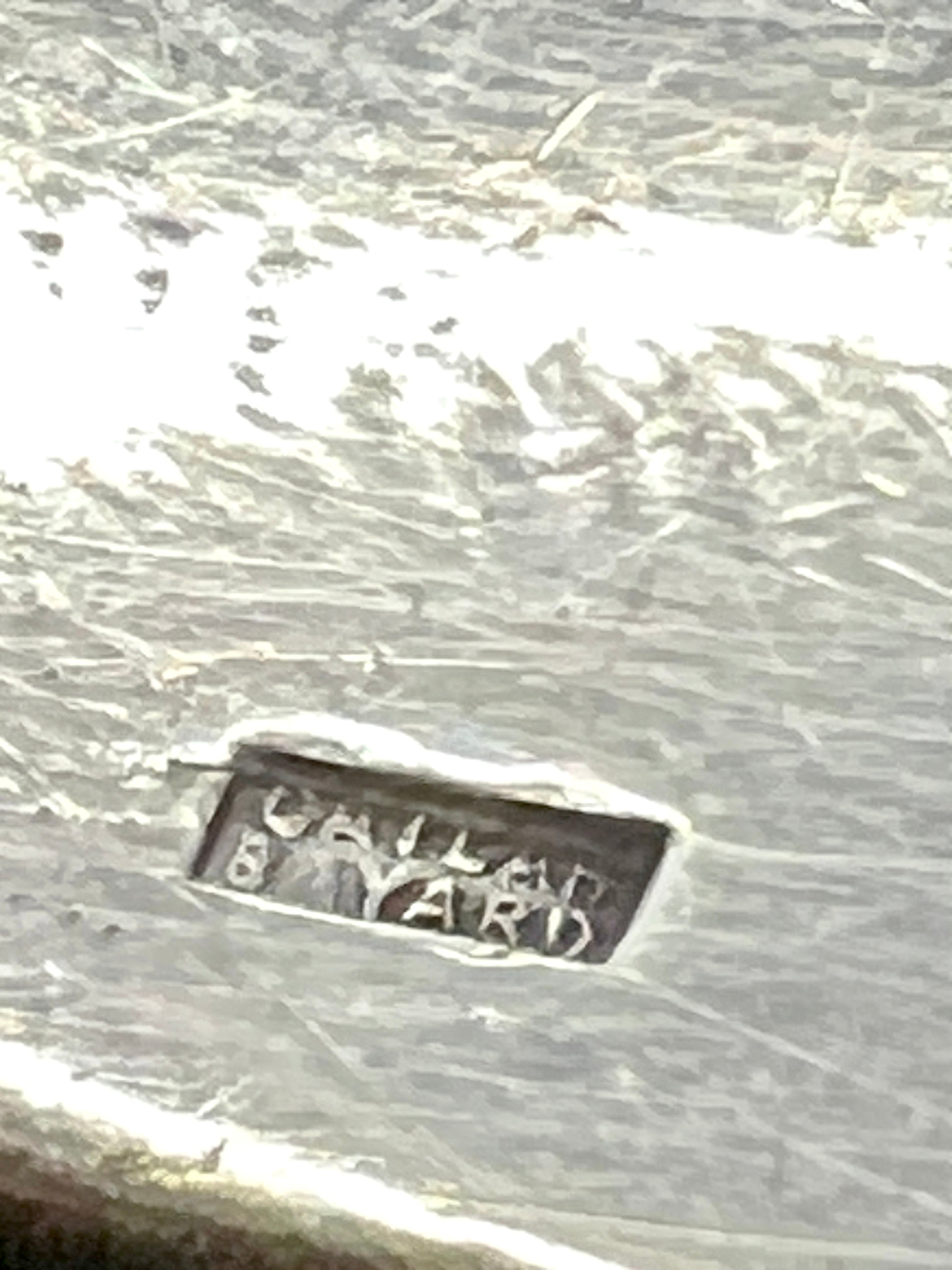 Cailar Bayard (France) Antique Silver-Plated Ladle Serving Spoon