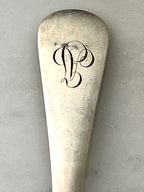 Cailar Bayard (France) Antique Silver-Plated Ladle Serving Spoon