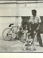 Black & White Framed Print (African American Families in the City 1970's )