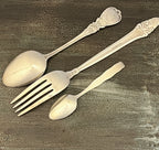 Tilden-Thurber & Co. Sterling Silver Spoon; Gorham Fork; & Demitasse "Owatonna"