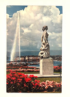 Statue de la Brise; Geneva Switzerland (Iris Mexichrome)