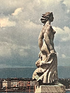 Statue de la Brise; Geneva Switzerland (Iris Mexichrome)
