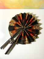 Ulla Johnson Hand Fan; Ankara Wax Print