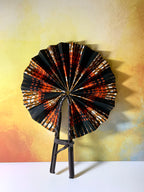 Ulla Johnson Hand Fan; Ankara Wax Print