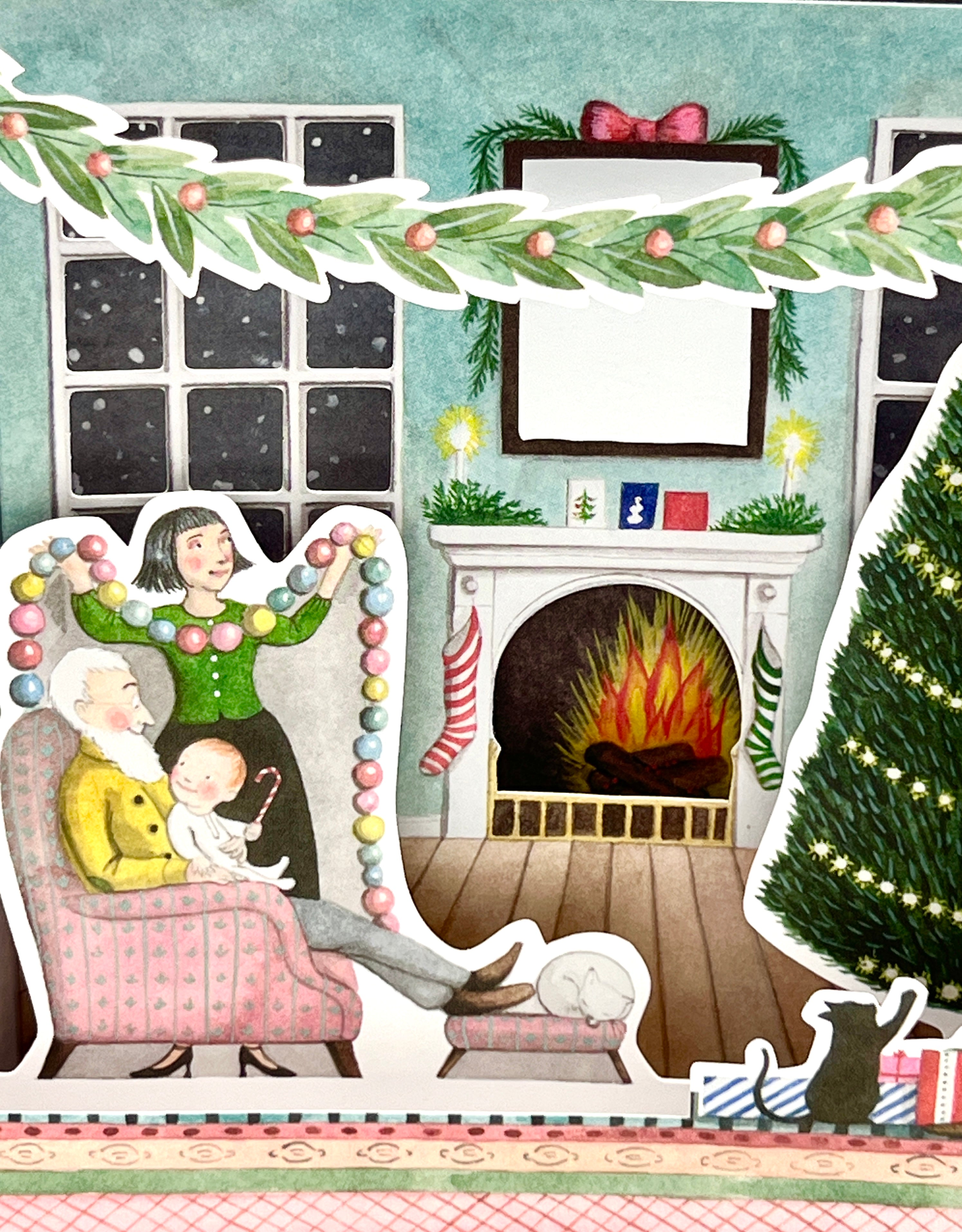 Holiday Greeting Card "May Your Christmas be Merry & Bright"