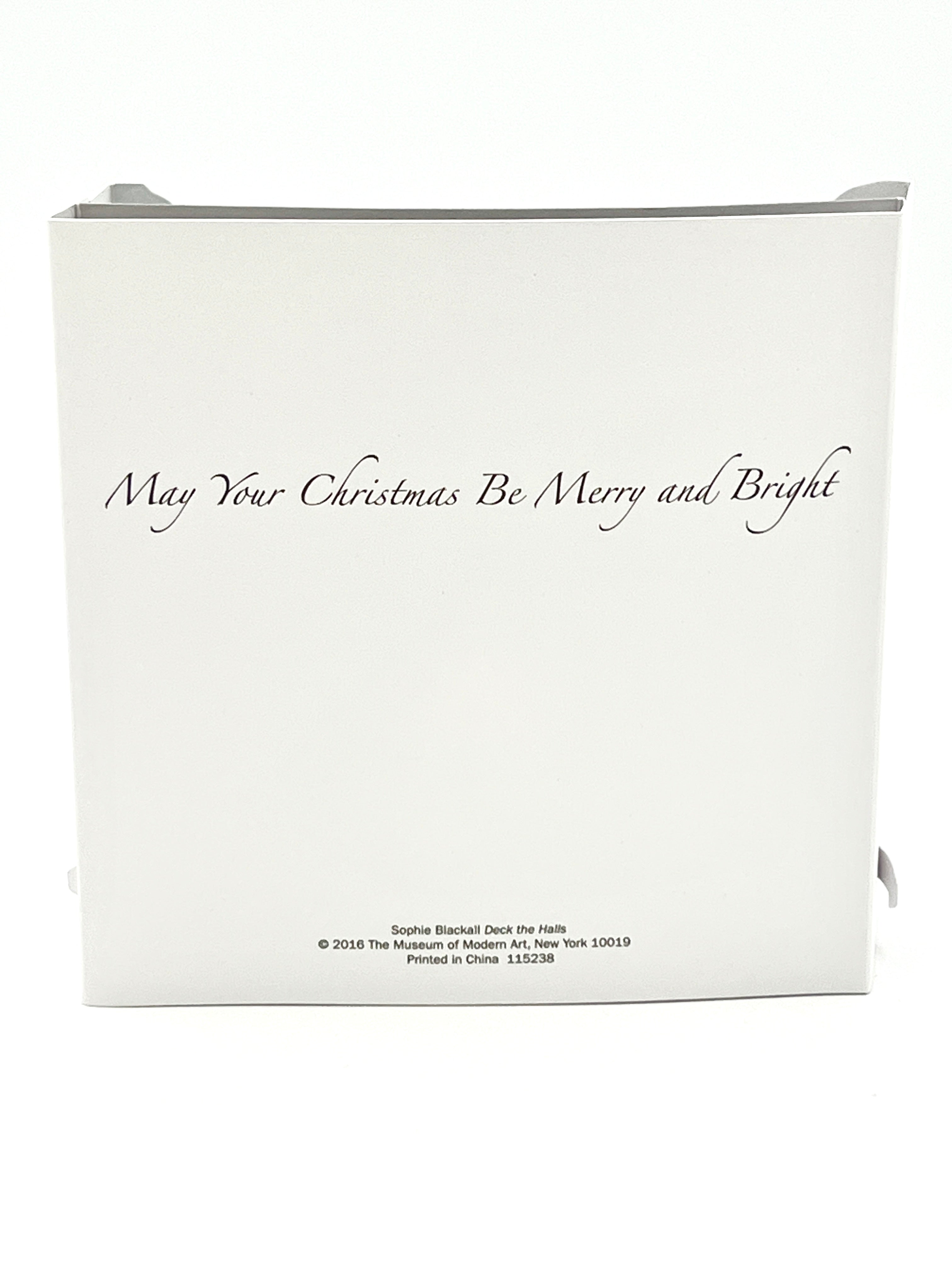 Holiday Greeting Card "May Your Christmas be Merry & Bright"