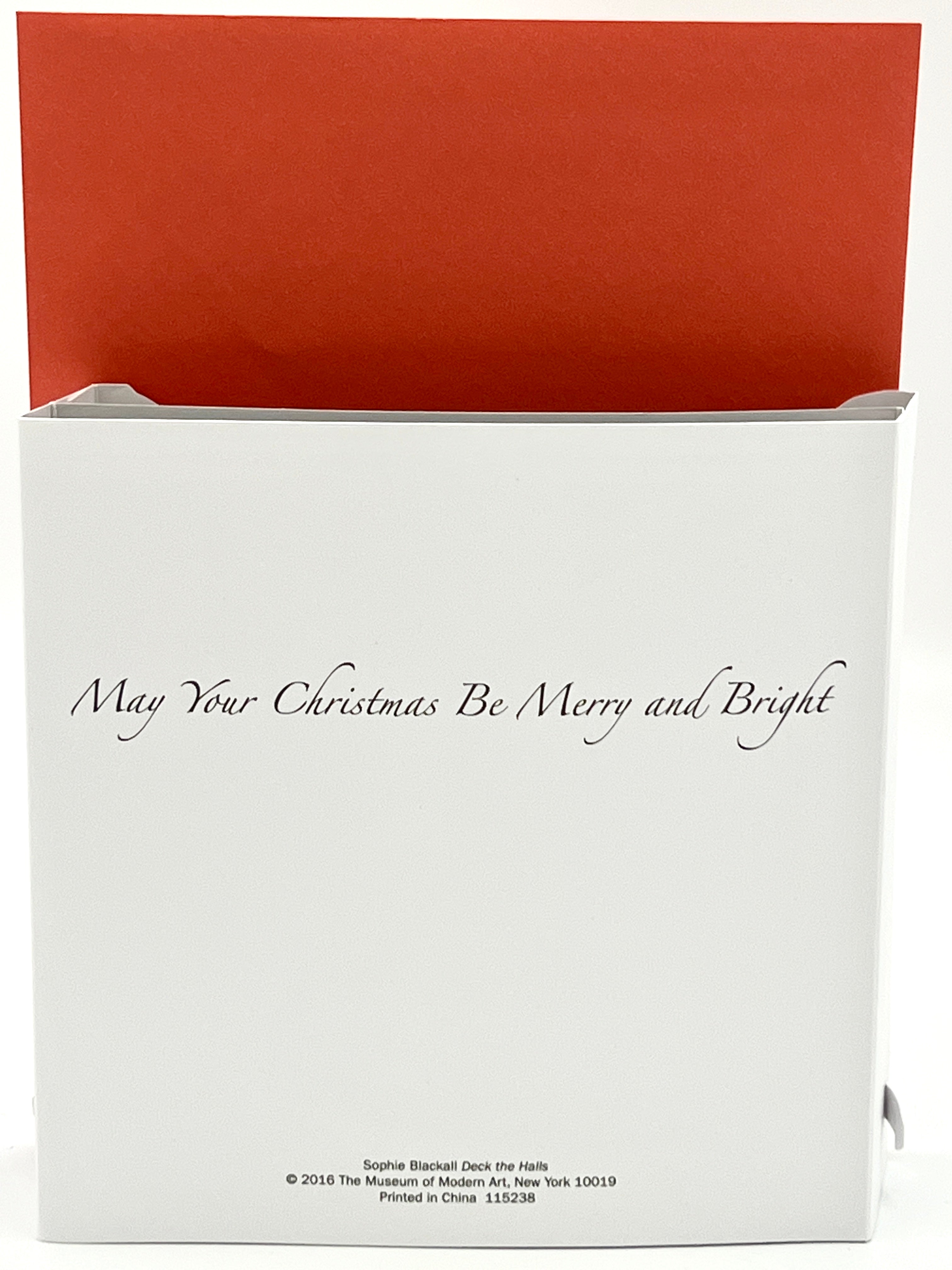 Holiday Greeting Card "May Your Christmas be Merry & Bright"