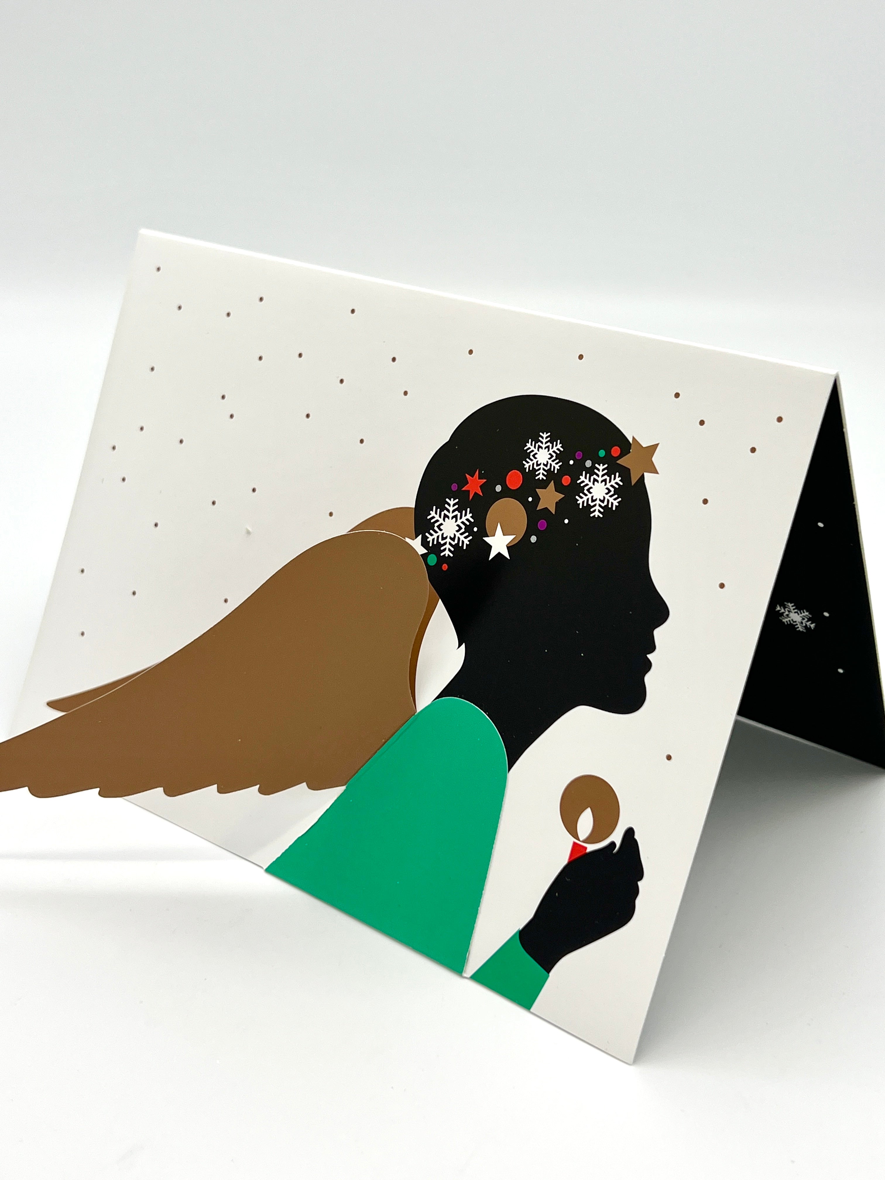 "Radiant Angel" Pop-Up Greeting Card