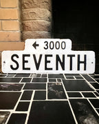 Black and White Street Sign