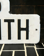 Black and White Street Sign