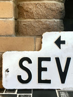 Black and White Street Sign
