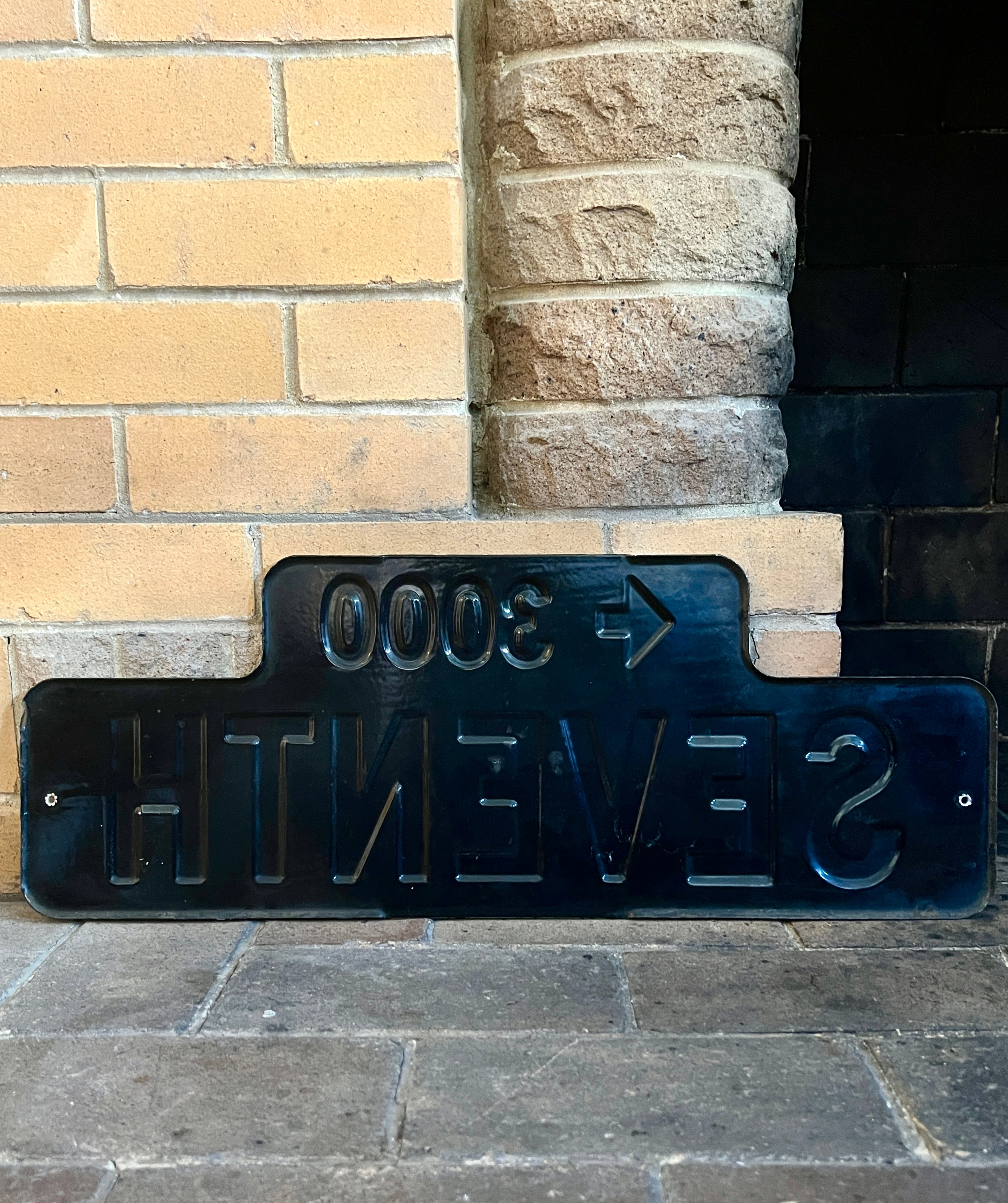 Black and White Street Sign
