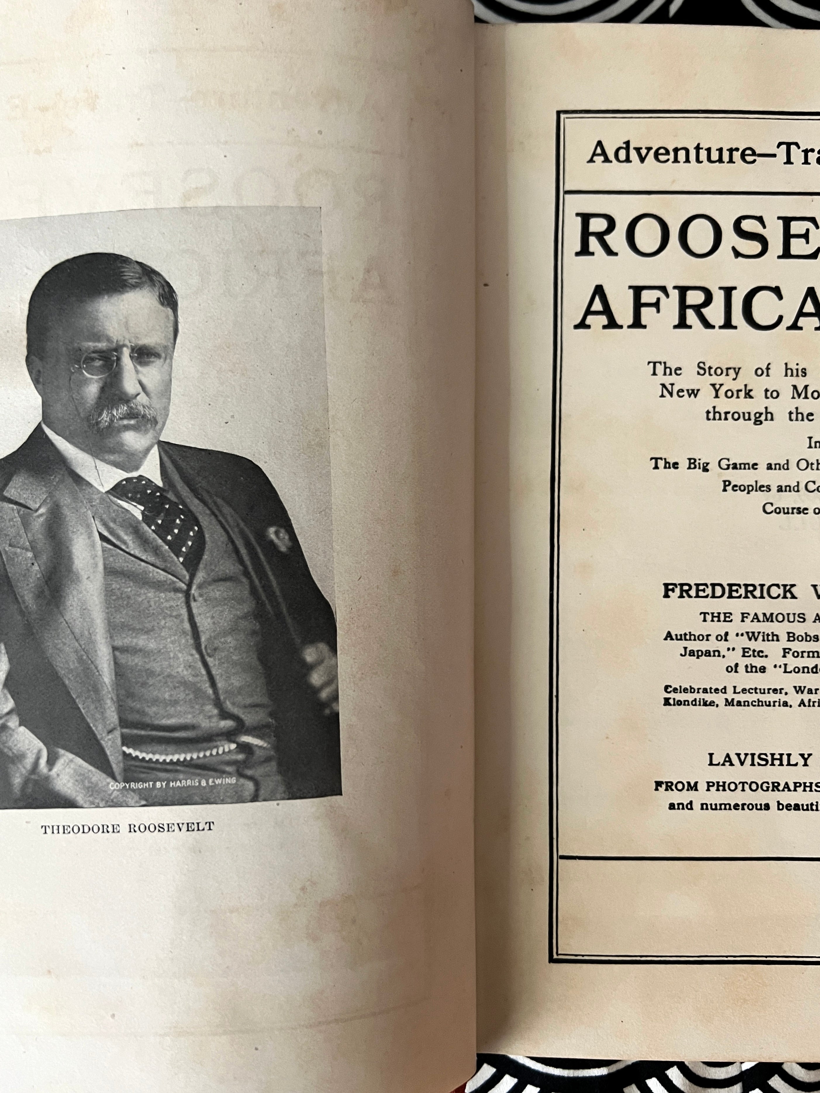 Antique Book; Roosevelt's African Trip (1909)