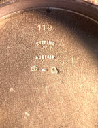 Antique Austrian Sterling Silver Enamel Guilloche Mini Compact