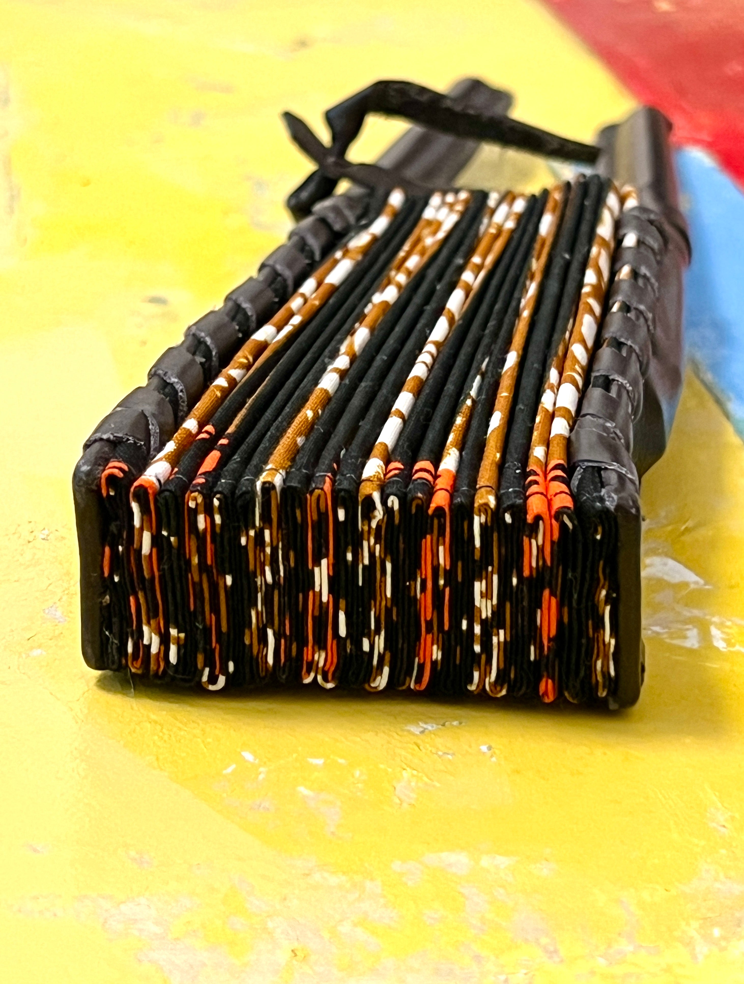 Ulla Johnson Hand Fan; Ankara Wax Print