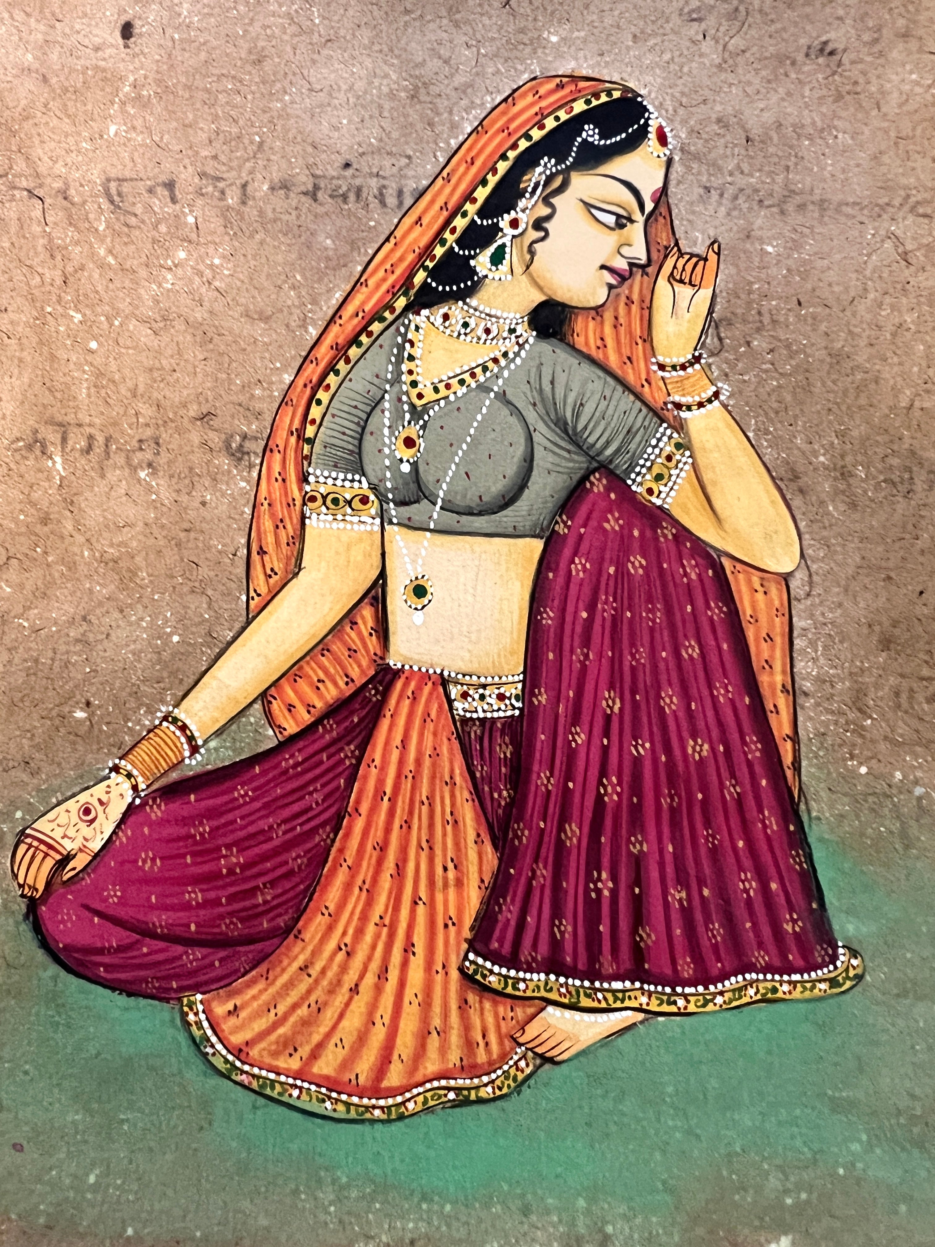 Court Fee Stamp Paper Art; India